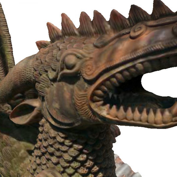 Dragon Sculpture 3D Scan image