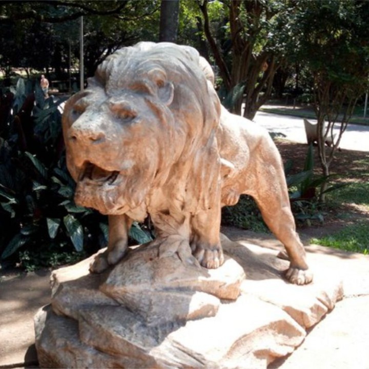 Lion Sculpture 3D Scan image