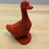 Dual Extrusion Voronoi Duck print image