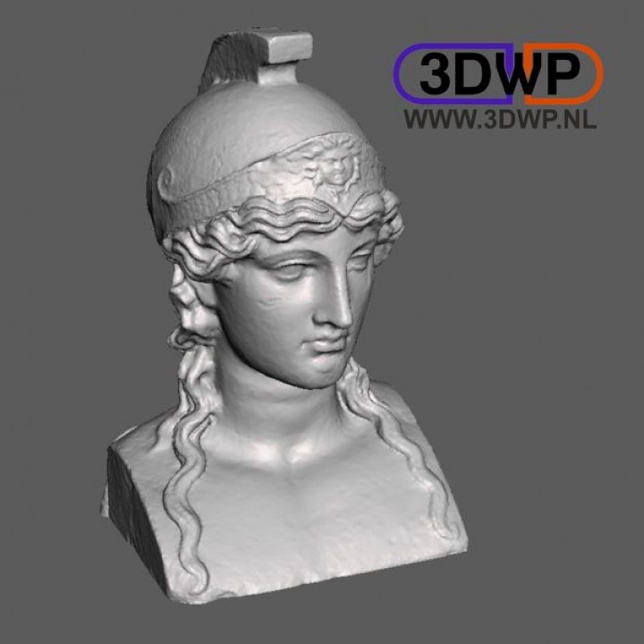 Athena Bust 3D Scan image
