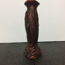 Picture of print of Fish Sculpture Vase