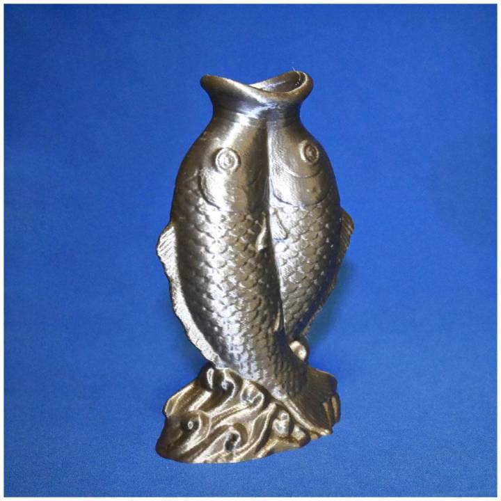 Fish Sculpture Vase image