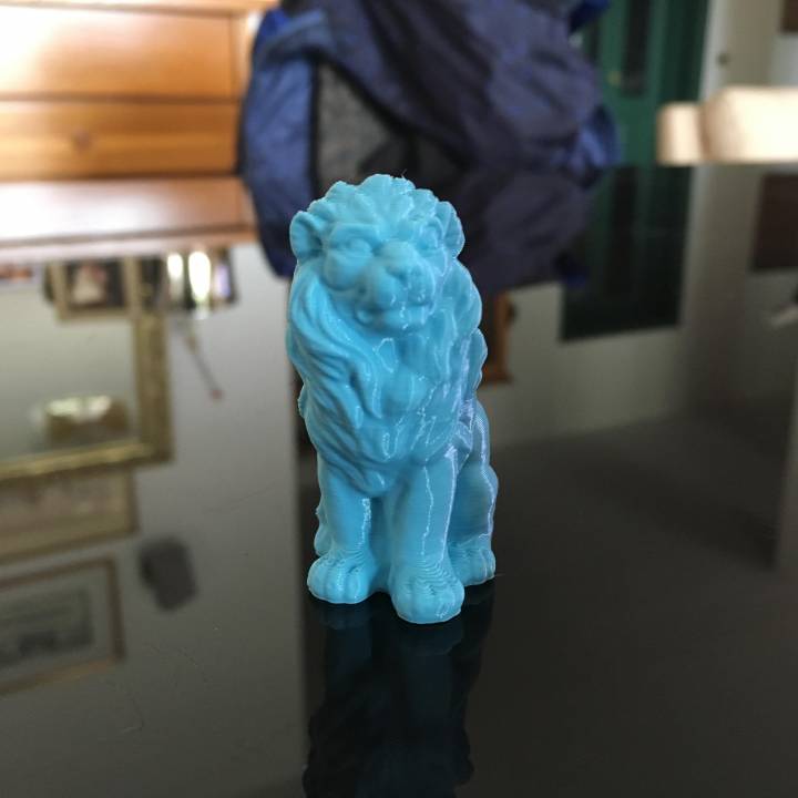 Lion Sculpture 3D Scan image