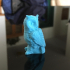 Owl Sculpture 3D Scan print image