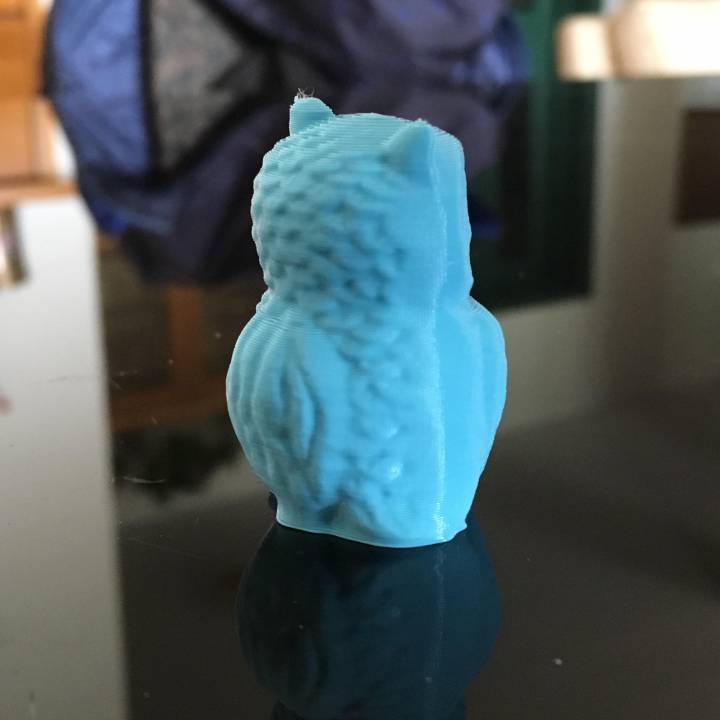 Owl Sculpture 3D Scan image