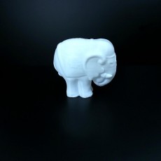 Picture of print of Elephant Sculpture