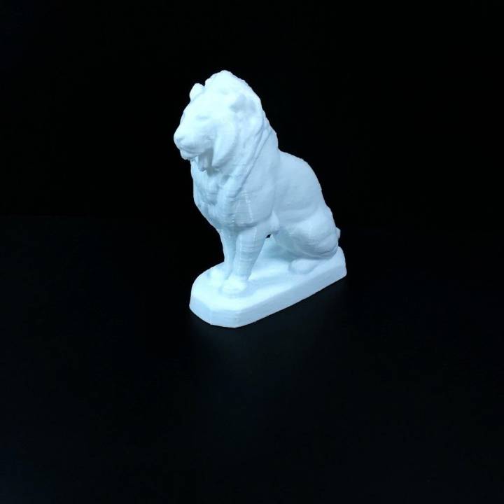 Sitting Lion Sculpture image