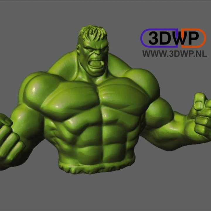 Hulk Sculpture (Statue 3D Scan) image