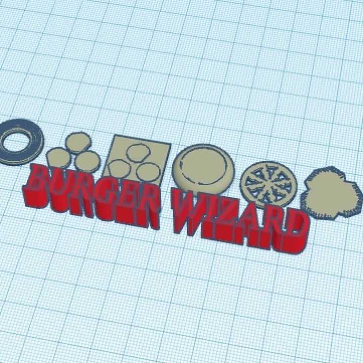 My 3D printable (Burgerwizard) image