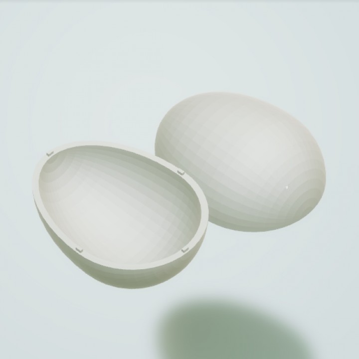 Perfect Sized Egg #TinkercadEaster image