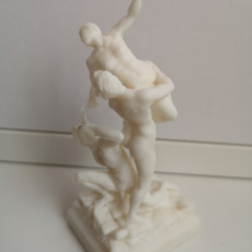 Picture of print of Rape of the Sabine - Giambologna Florence - My Version