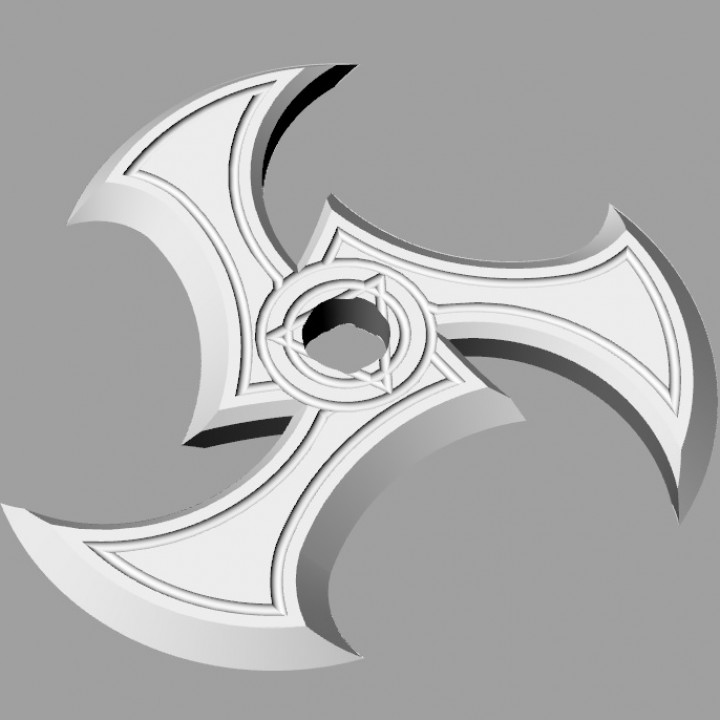 3D Printable shuriken by tawatchai arthonkij