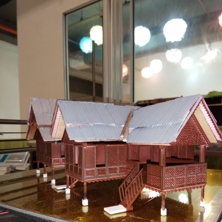 3d Printable Miniature Malaysia Traditional House By Azizi 3d Printable Miniature Malaysia Traditional House By Azizi