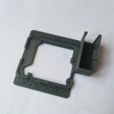 Picture of print of IceZum Alhambra support with 9 volts battery holder