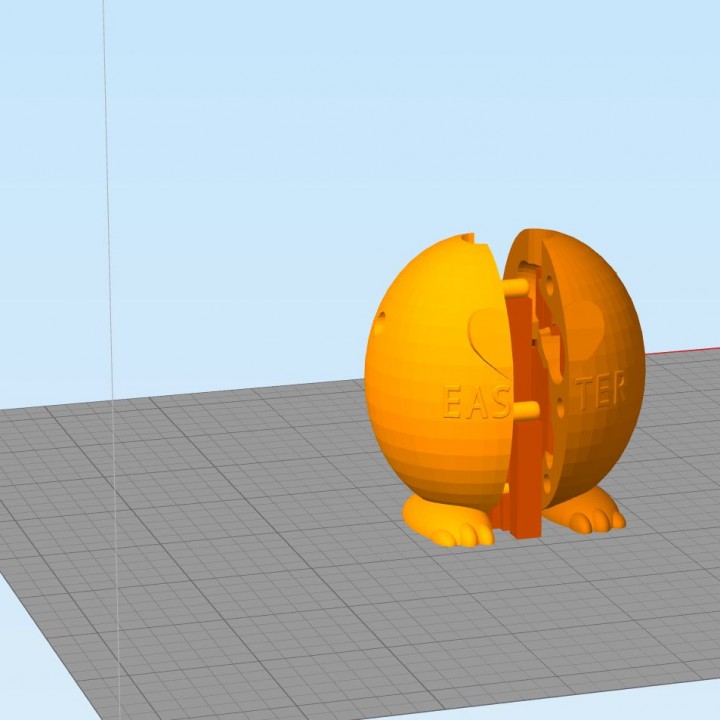 Easter Bunny  Surprise Egg #TinkercadEaster image