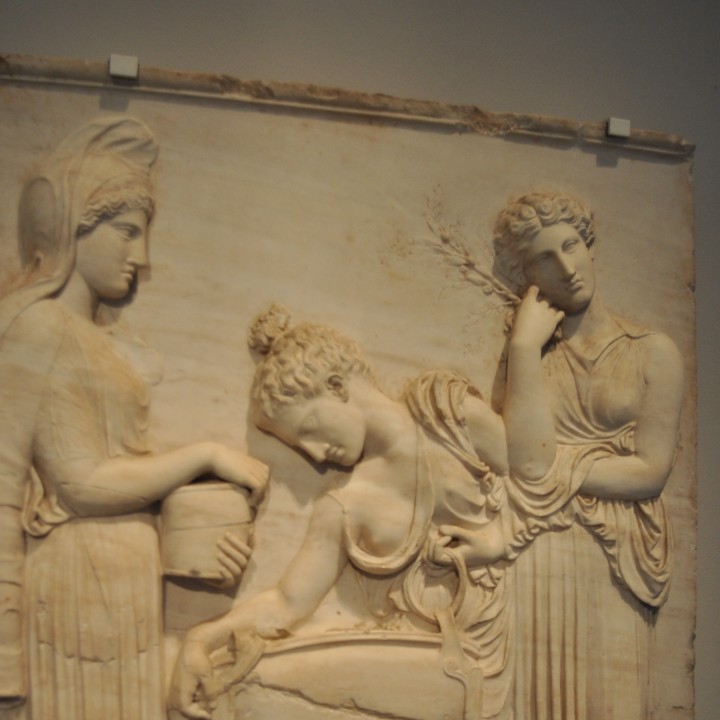 Relief with Medea and the Daughters of Pelias image