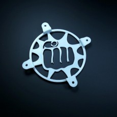 Picture of print of Customizable 120mm Fan Grill Punch