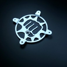 Picture of print of Customizable 120mm Fan Grill Punch