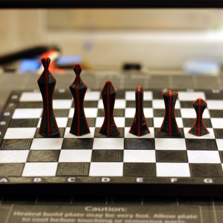 Multi-Color Chess Set image