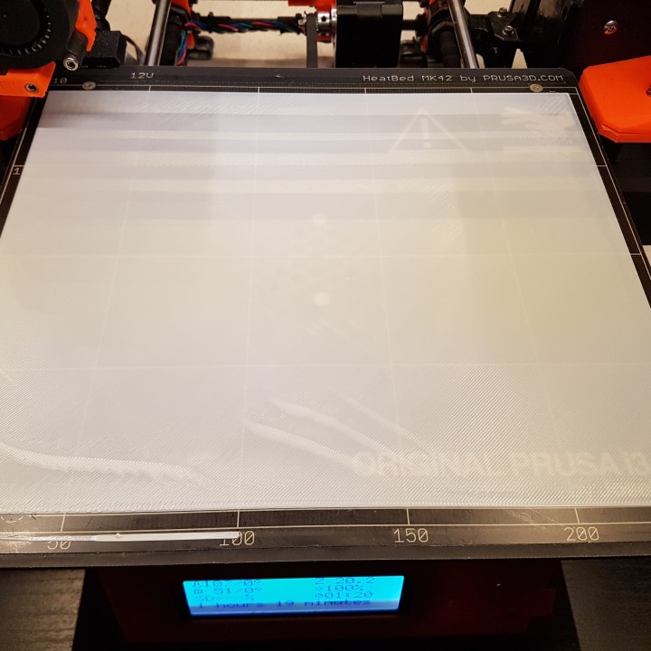 Prusa i3 Full Bed Test Print image