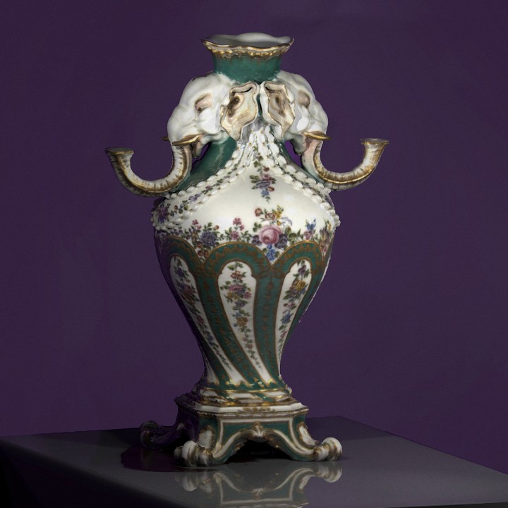 Sèvres Elephant vase image