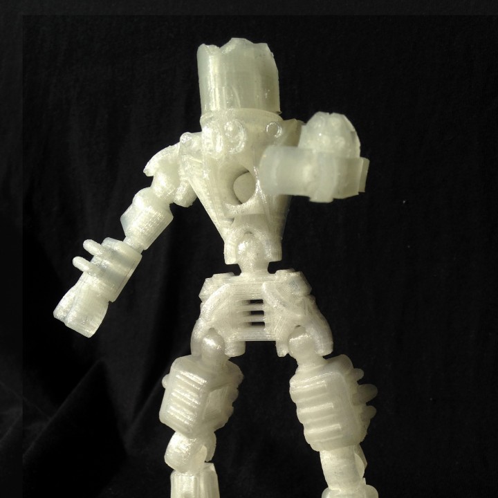 Articulated ASTROMAN Combat Robot Toy - #TinkercadEaster image