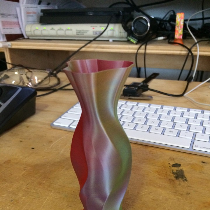 Odd Base Twisted Vase image