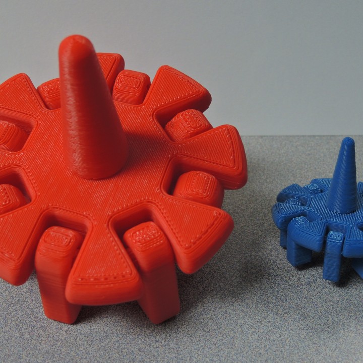 Spinning Top with Articulated Arms image