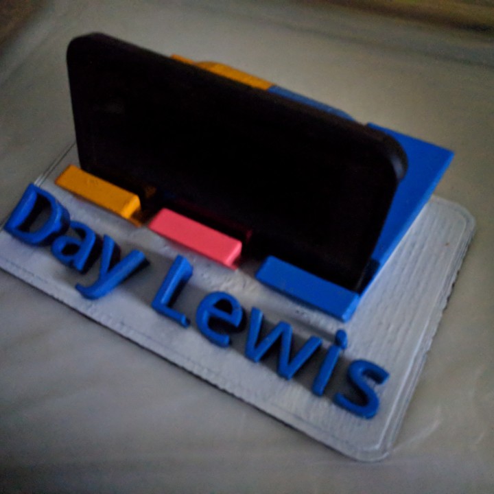 Day Lewis Pill Case and Stand (For the Lulzbot comp) image