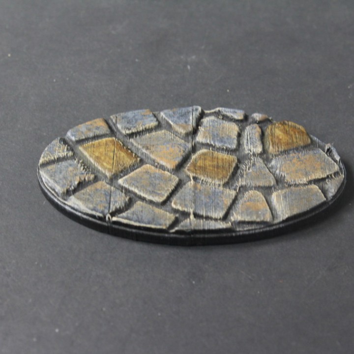 OpenForge Miniature Bases: Cobble (Oval) image