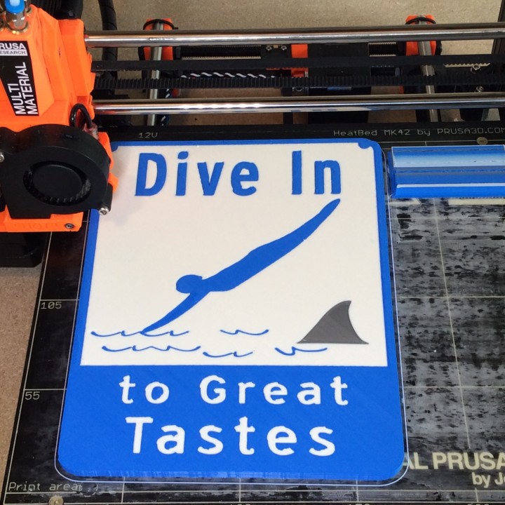 Dive In Sign image