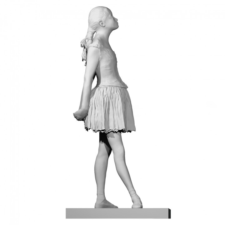 3D Printable Little Dancer of Fourteen Years (colour) by Scan The World