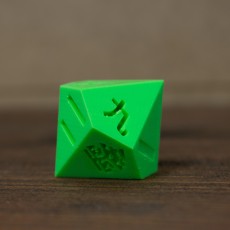 Picture of print of d10 japanese numbers