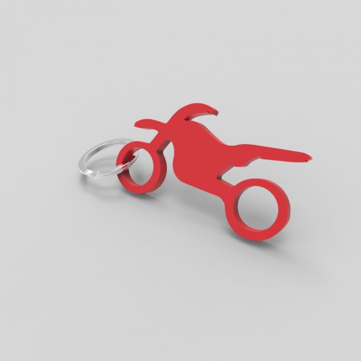Motorbike Keychain image