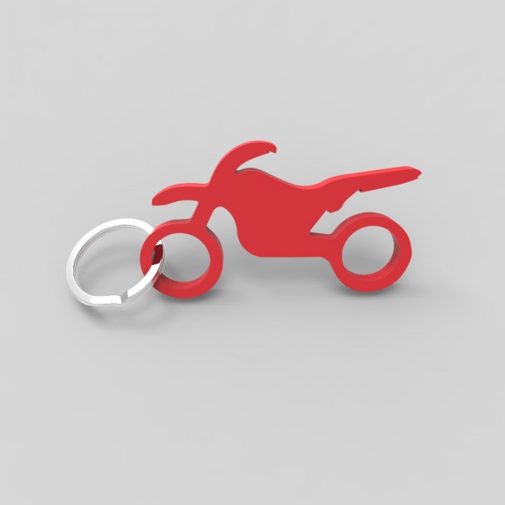 Motorbike Keychain image