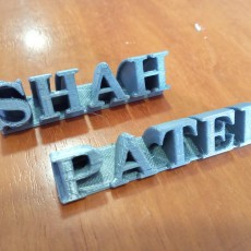 Picture of print of CUSTOMIZED DESK NAME