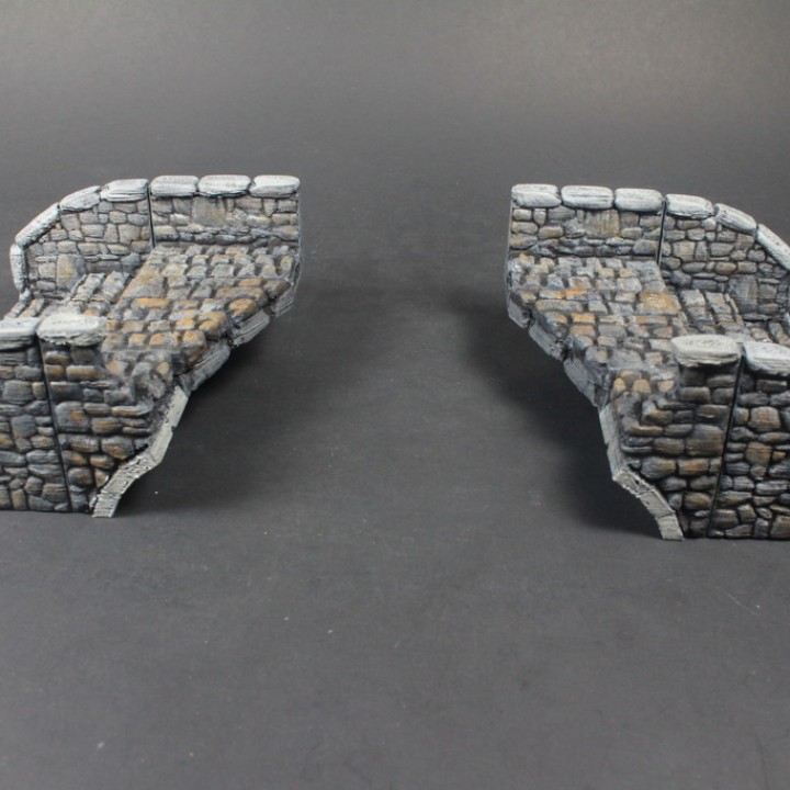 OpenLOCK Stone Bridge (Set 3) Broken Bridge image