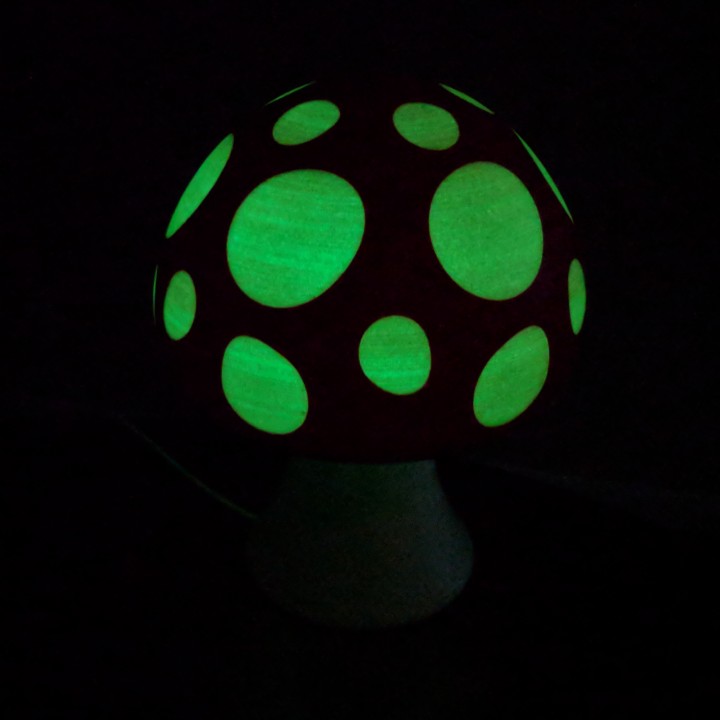 Glowing Mushroom Lamp image