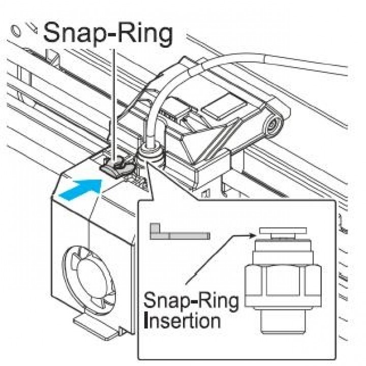 Snap Ring for Tightening the Nozzle Tube to fix image