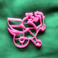 Picture of print of Kazan federal university logo cookie cutter