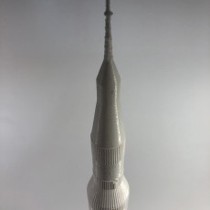 Picture of print of Saturn V Rocket Model