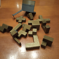 Picture of print of Puzzle Cube with stand