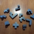 Puzzle Cube with stand print image