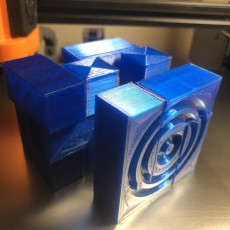 Picture of print of raindrop cube