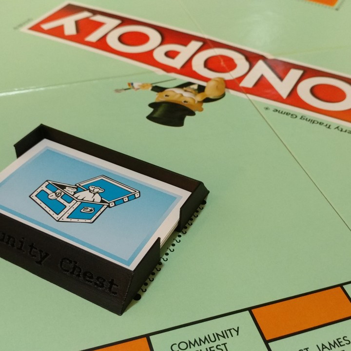 Monopoly Community Chest Card Holder image