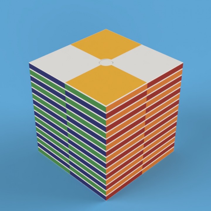2x2x16 Rubik's Cube Puzzle image