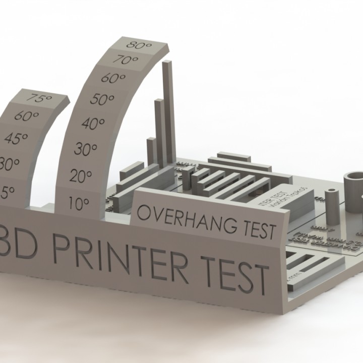 All In One 3D printer test image