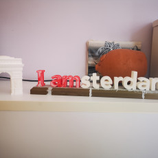 Picture of print of I amsterdam letters