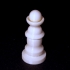Chess pawn print image