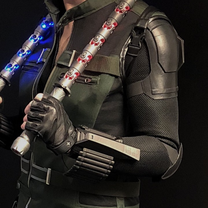 Black Widow Infinity War Shoulder, Elbow and Knee Pads image